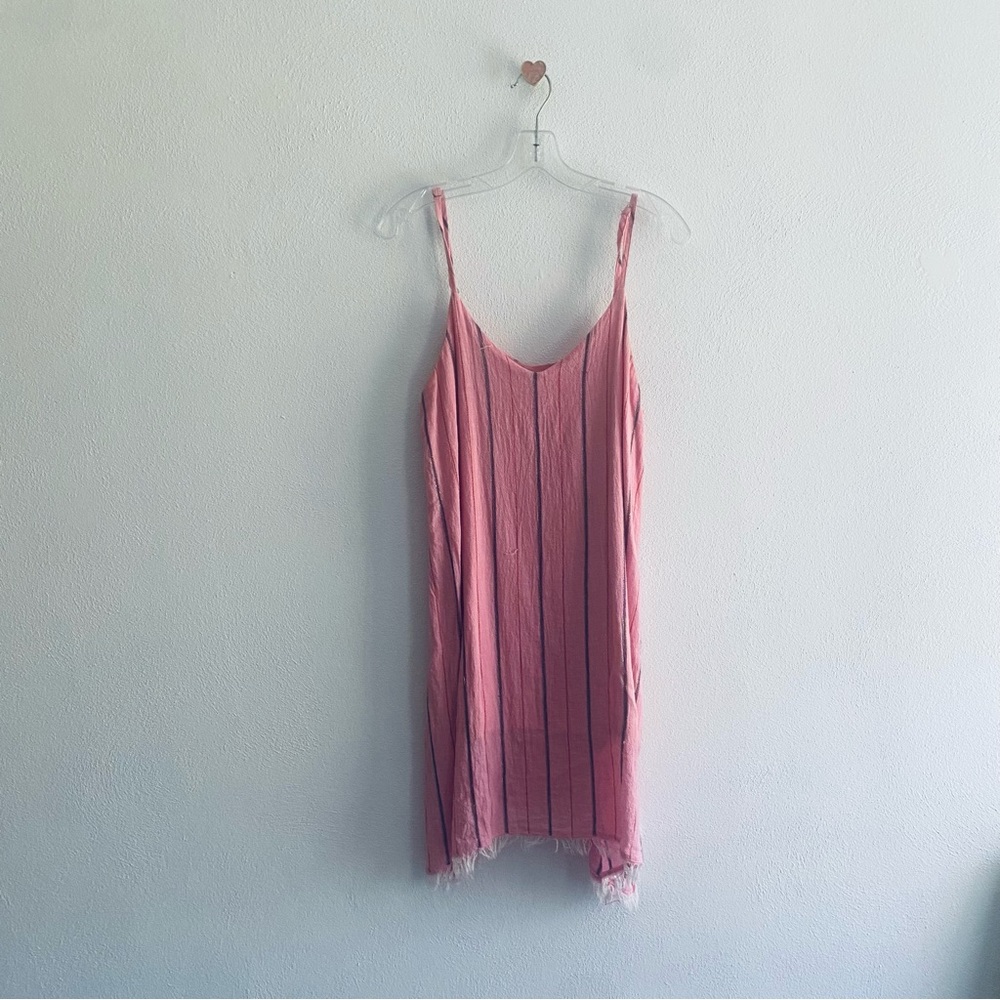 Holding Horses pink striped dress